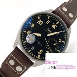 IWC Big Pilot 46mm IW501004 Titanium Black Dial Brown Leather Strap ZF A51111