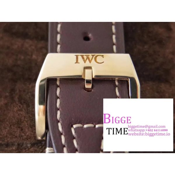 IWC Big Pilot 46mm IW501005 Bronze Blue Dial Brown Leather Strap ZF A51111 - Image 8