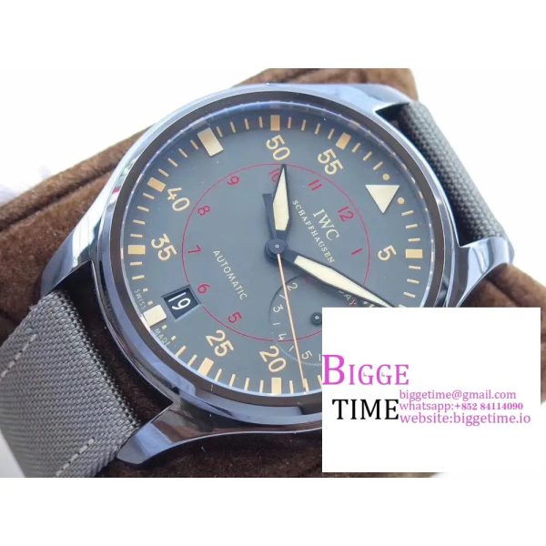 IWC Big Pilot 48mm IW501902 Ceramic Grey Dial Grey Nylon Strap ZF A51111 - Image 2