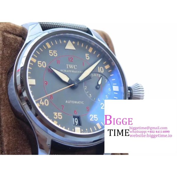 IWC Big Pilot 48mm IW501902 Ceramic Grey Dial Grey Nylon Strap ZF A51111 - Image 3