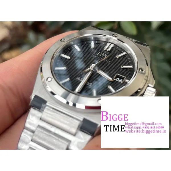 IWC Ingenieur 40mm  Black Dial SS Bracelet V7F A2892 - Image 3