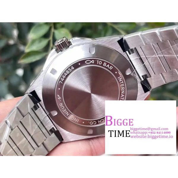 IWC Ingenieur 40mm  Black Dial SS Bracelet V7F A2892 - Image 10