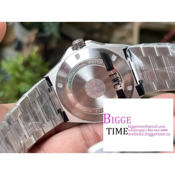 IWC Ingenieur 40mm  Green Dial SS Bracelet V7F A2892 - Image 9