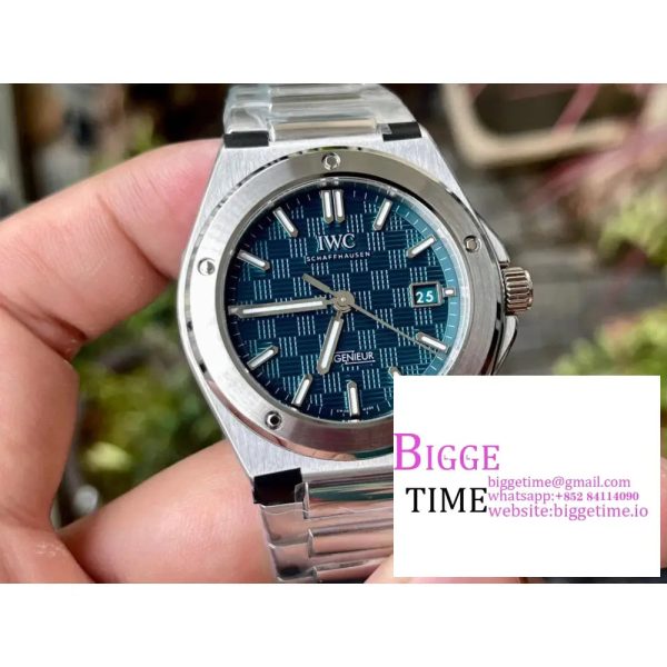 IWC Ingenieur 40mm  Green Dial SS Bracelet V7F A2892 - Image 3
