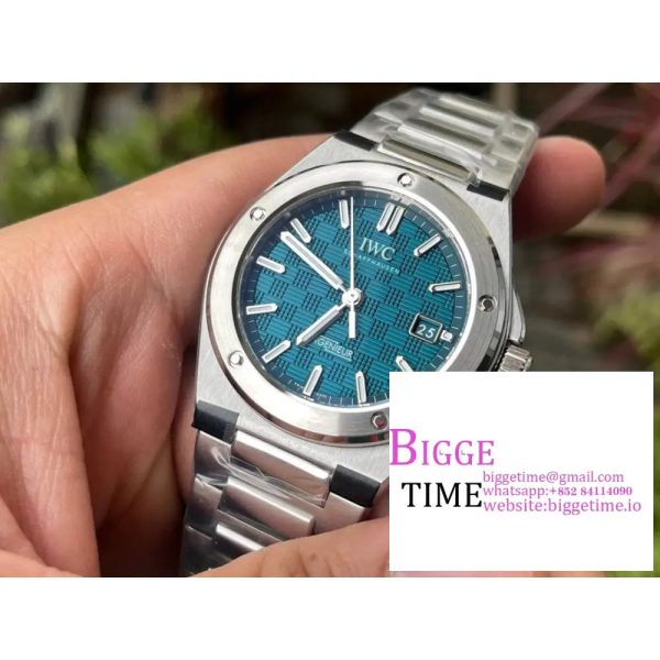 IWC Ingenieur 40mm  Green Dial SS Bracelet V7F A2892 - Image 4