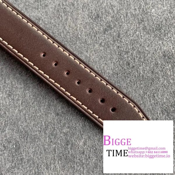 IWC Pilot Chrono 41mm IW387902 Bronze Green Dial Brown Leather Strap ZF A7750 - Image 6