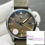 IWC Pilot Chrono TopGun 46mm IW388002 Green Dial Green Nylon Strap ZF A7750