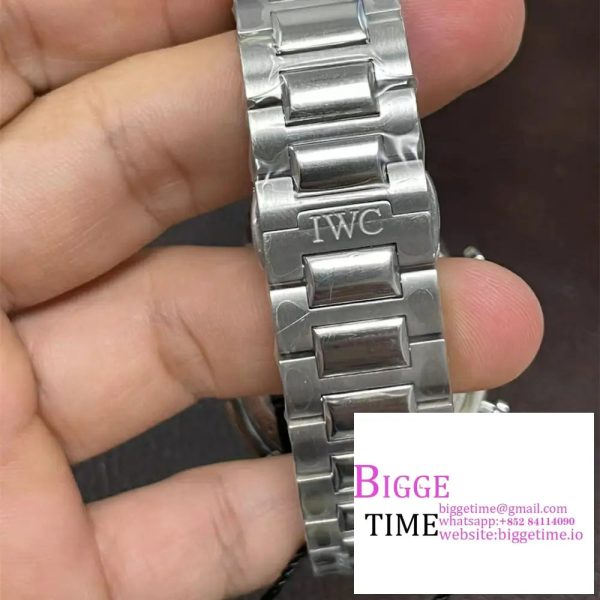 IWC Portugieser Chrono 41mm IW371617 White Dial SS Bracelet ZF A7750 - Image 6