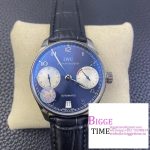 IWC Portugieser Laureus Sport 42mm IW500112 Blue Dial Black Leather Strap ZF A51011