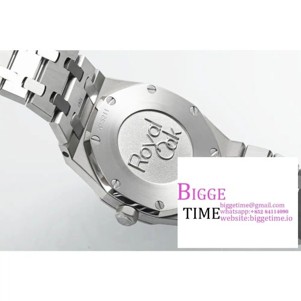 Lady Royal Oak 33mm SS ZF 1:1 Best Edition Black Dial on SS Bracelet Swiss Quartz - Image 9