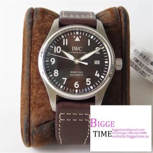 Mark XVIII IW327003 V7F 1:1 Best Edition Brown Dial on Brown Leather Strap A2892