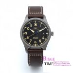 Mark XVIII IW327006 Titanium V7F 1:1 Best Edition Black Dial on Brown Leather Strap A2892