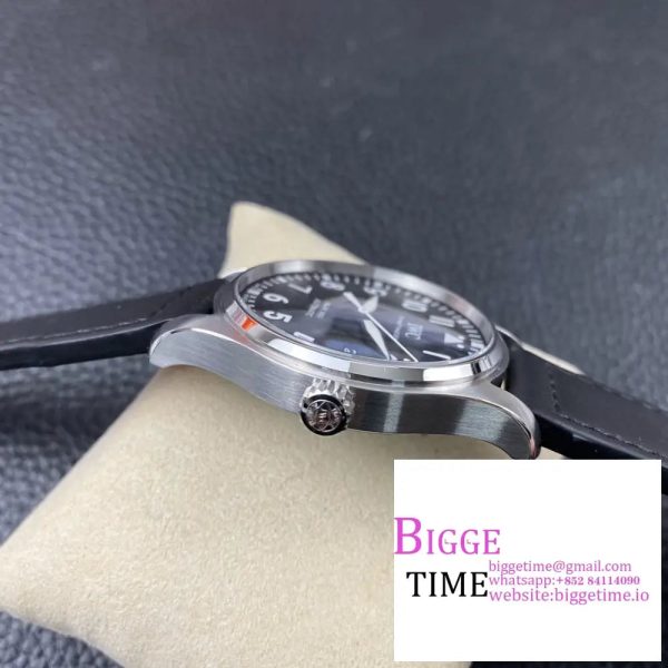 Mark XVIII IW327009 V7F 1:1 Best Edition Black Dial on Black Leather Strap A2892 - Image 9