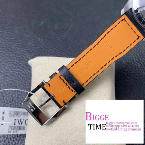 Mark XVIII IW327009 V7F 1:1 Best Edition Black Dial on Black Leather Strap A2892 - Image 5
