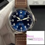 Mark XVIII IW327010 V7F 1:1 Best Edition Blue Dial on Brown Leather Strap A2892