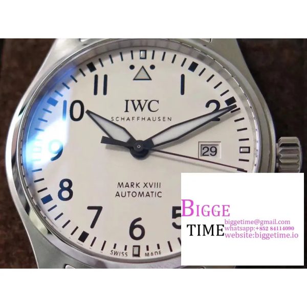 Mark XVIII IW327012 V7F 1:1 Best Edition White Dial on SS Bracelet A2892 - Image 3