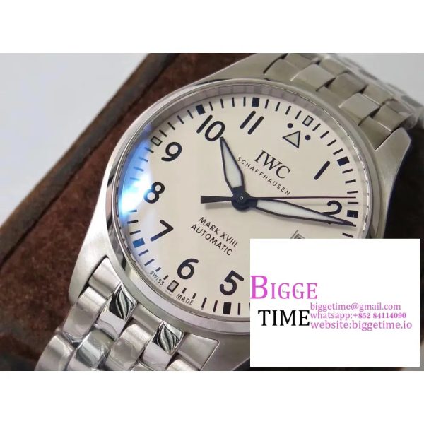Mark XVIII IW327012 V7F 1:1 Best Edition White Dial on SS Bracelet A2892 - Image 5