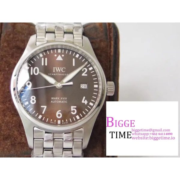 Mark XVIII IW327013 V7F 1:1 Best Edition Brown Dial on SS Bracelet A2892 - Image 3