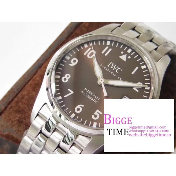 Mark XVIII IW327013 V7F 1:1 Best Edition Brown Dial on SS Bracelet A2892 - Image 2