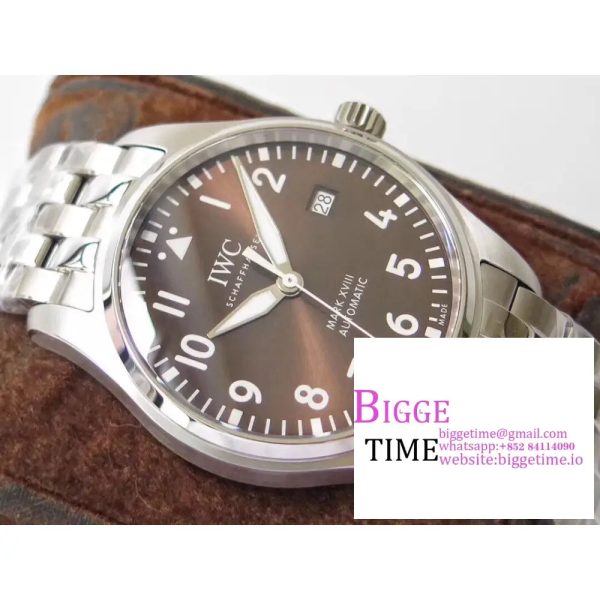 Mark XVIII IW327013 V7F 1:1 Best Edition Brown Dial on SS Bracelet A2892 - Image 4