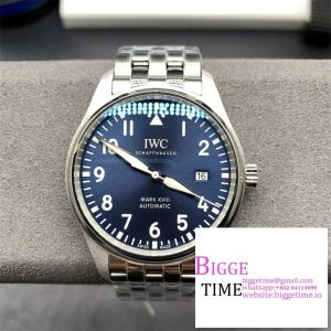 Mark XVIII IW327016 V7F 1:1 Best Edition Blue Dial on SS Bracelet A2892