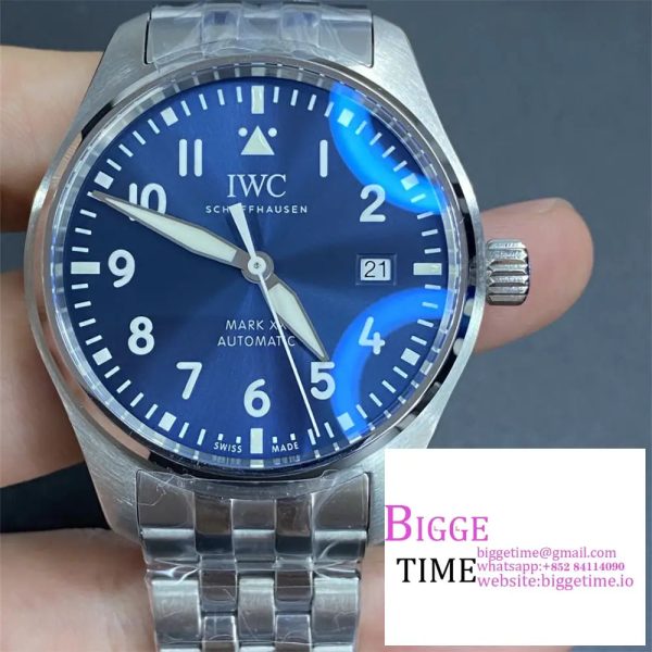 Mark XVIII IW327016 V7F 1:1 Best Edition Blue Dial on SS Bracelet A2892 - Image 6