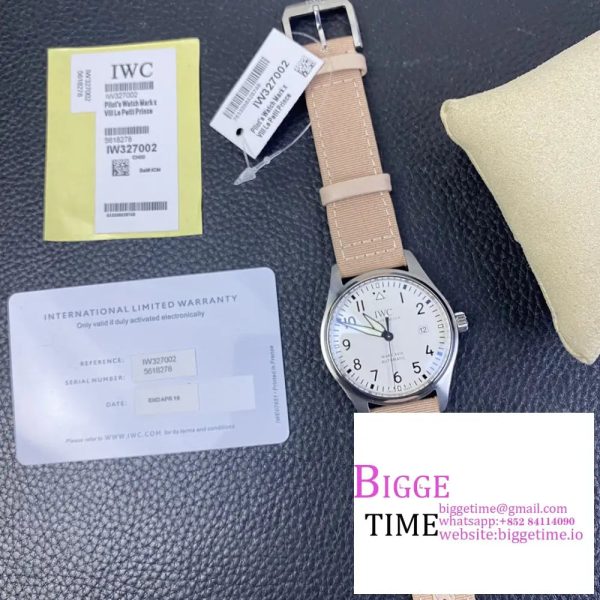 Mark XVIII IW327017 V7F 1:1 Best Edition White Dial on Nylon Strap A2892 - Image 4