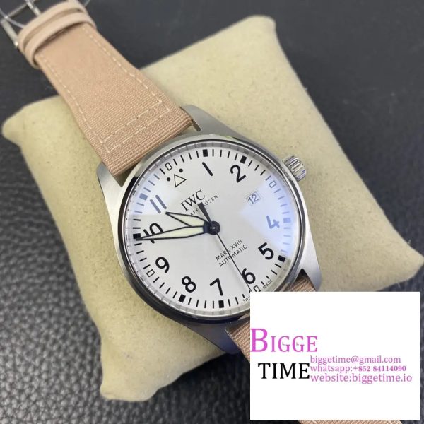 Mark XVIII IW327017 V7F 1:1 Best Edition White Dial on Nylon Strap A2892 - Image 3