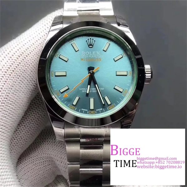 Milgauss 40mm 116400 Blue Dial SS Bracelet BPF A2824