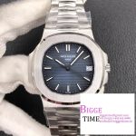 Nautilus 5711/1A 3KF 1:1 Best Edition Blue Textured Dial on SS Bracelet A324