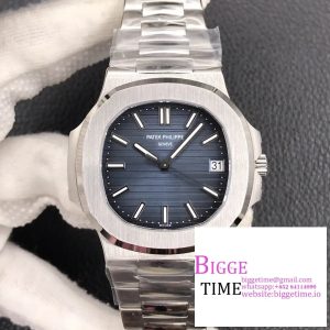 Nautilus 5711/1A 3KF 1:1 Best Edition Blue Textured Dial on SS Bracelet A324