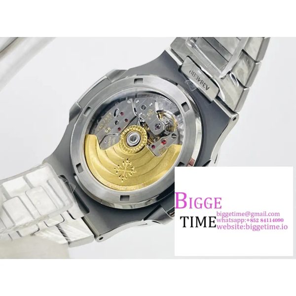 Nautilus 5711/1A PPF 1:1 Best Edition Blue Textured Dial on SS Bracelet 324CS  V4 - Image 9