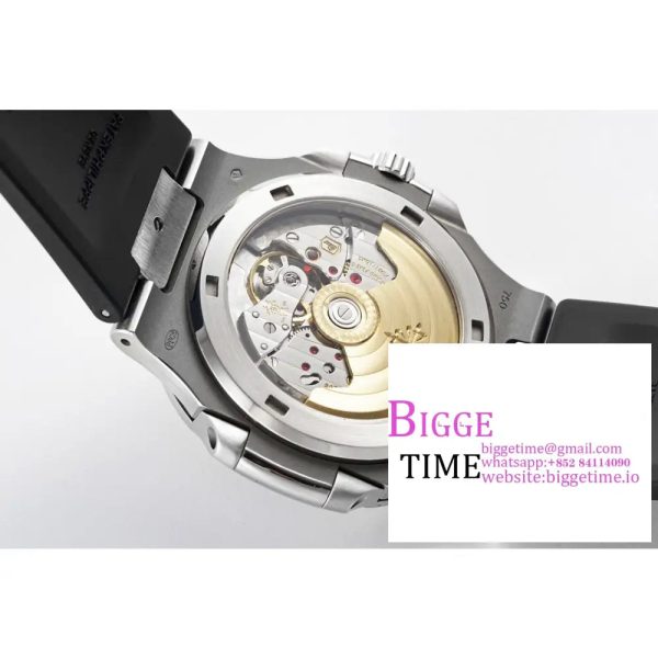 Nautilus 5711/1A PPF 1:1 Best Edition Gray Textured Dial on Black Rubber Strap 324CS V5 - Image 9