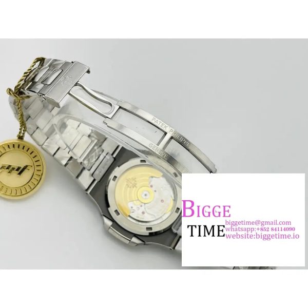 Nautilus 5711/1A PPF 1:1 Best Edition Green Textured Dial on SS Bracelet 324CS V4 - Image 9