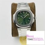 Nautilus 5711/1A PPF 1:1 Best Edition Green Textured Dial on SS Bracelet 324CS V4