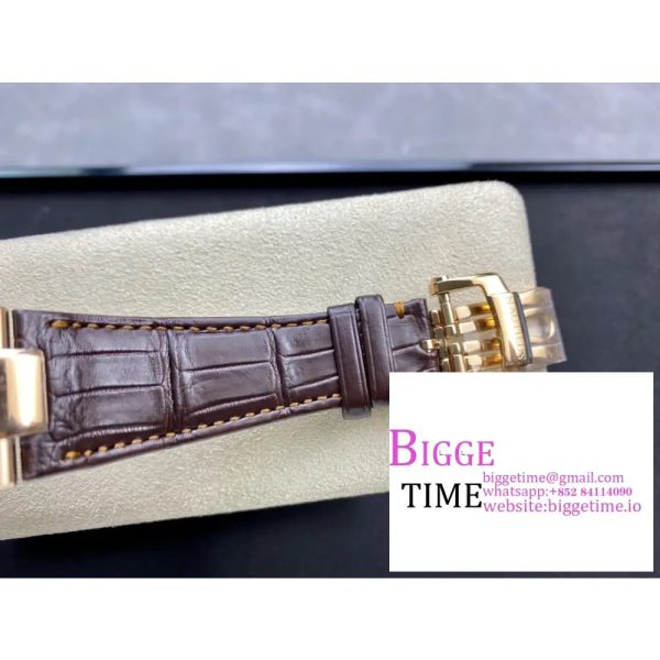 Nautilus 5711/1R PPF 1:1 Best Edition Brown Textured Dial on Brown Rubber Strap 324CS V5 - Image 8