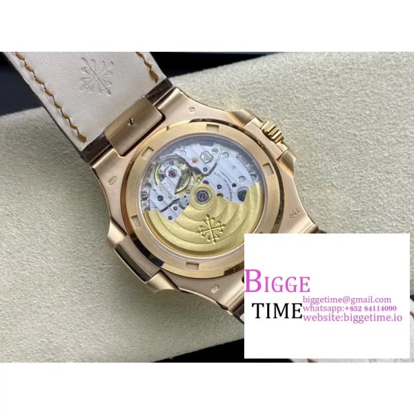 Nautilus 5711/1R PPF 1:1 Best Edition Brown Textured Dial on Brown Rubber Strap 324CS V5 - Image 9