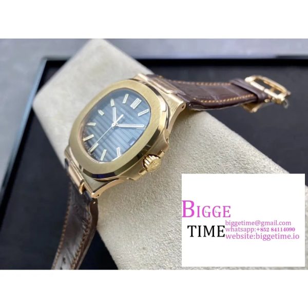 Nautilus 5711/1R PPF 1:1 Best Edition Brown Textured Dial on Brown Rubber Strap 324CS V5 - Image 3