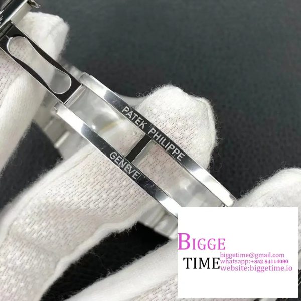 Nautilus 5711 3KF 1:1 Best Edition Tiffany Blue Dial on SS Bracelet A324 Super Clone V2 - Image 8