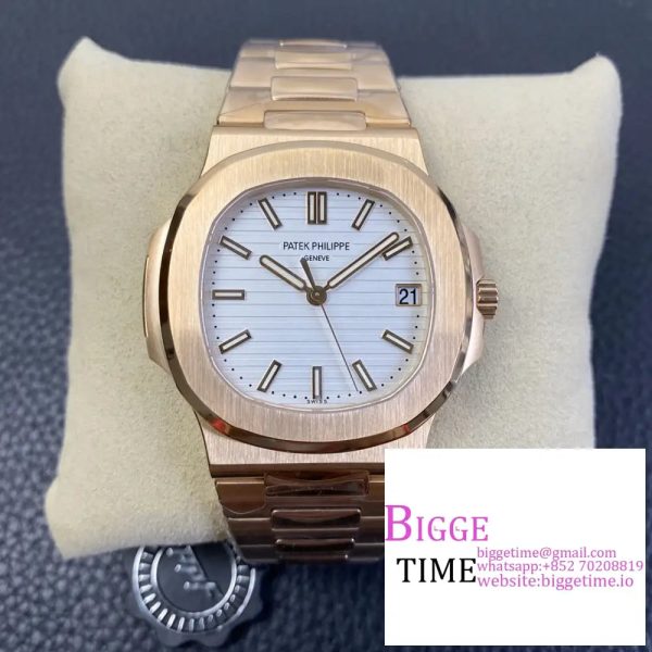 Nautilus 5711 40mm RG White Dial RG Bracelet PPF A330SC