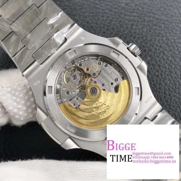 Nautilus 5711 40th Anniversary PPF 1:1 Best Edition Blue Textured Dial on SS Bracelet 324CS V4 - Image 9