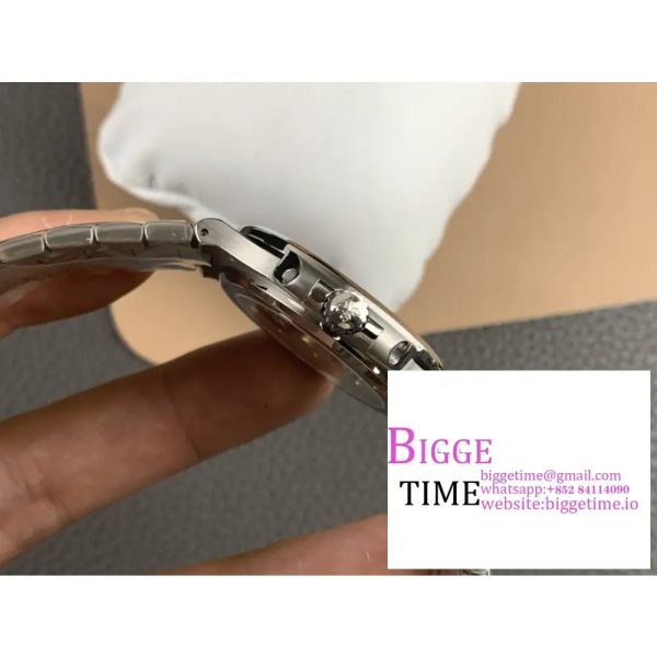 Nautilus 5711 PPF 1:1 Best Edition Blue Dial Diamonds Bezel on SS Bracelet 324CS - Image 4