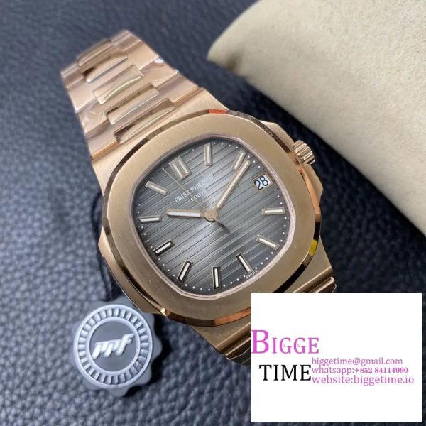 Nautilus 5711 RG PPF 1:1 Best Edition Brown Dial on RG Bracelet A330 - Image 4