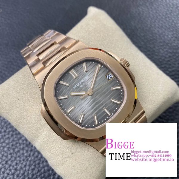 Nautilus 5711 RG PPF 1:1 Best Edition Brown Dial on RG Bracelet A330 - Image 2