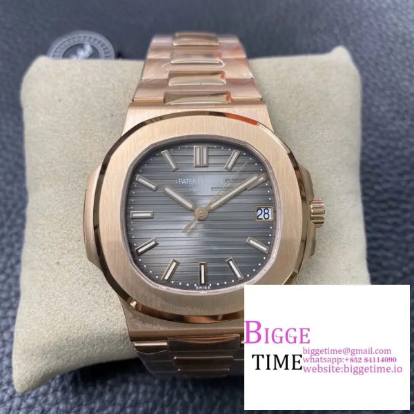 Nautilus 5711 RG PPF 1:1 Best Edition Brown Dial on RG Bracelet A330