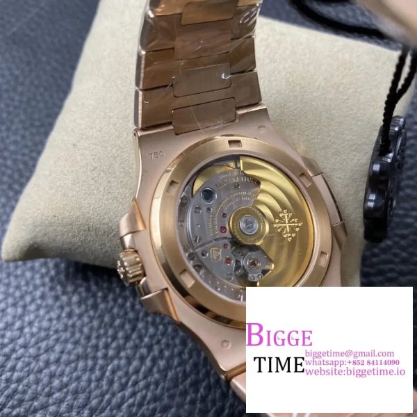 Nautilus 5711 RG PPF 1:1 Best Edition Brown Dial on RG Bracelet A330 - Image 9
