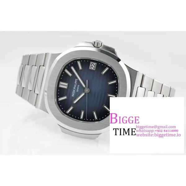 Nautilus 5711 SS PPF 1:1 Best Edition Blue Dial on SS Bracelet A330 - Image 6