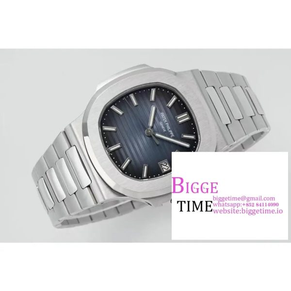 Nautilus 5711 SS PPF 1:1 Best Edition Blue Dial on SS Bracelet A330 - Image 4