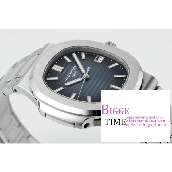 Nautilus 5711 SS PPF 1:1 Best Edition Blue Dial on SS Bracelet A330 - Image 5