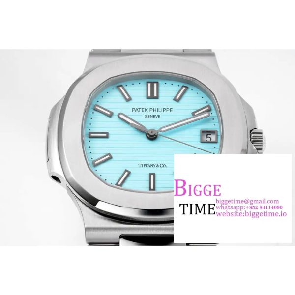 Nautilus 5711 Tiffany PPF 1:1 Best Edition Tiffany Blue Dial on SS Bracelet 324CS V4 - Image 6